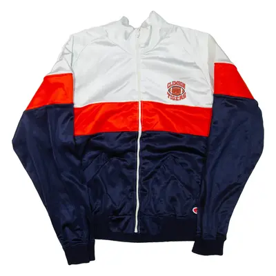 CHAMPION Clemson Tigers Mens Track Jacket White Colourblock XL