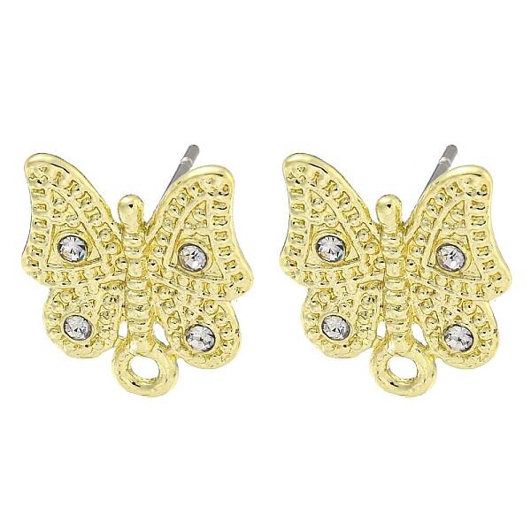 Rack Plating Alloy Stud Earring Finding