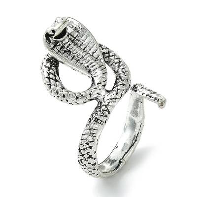 Snake Alloy Open Cuff Rings