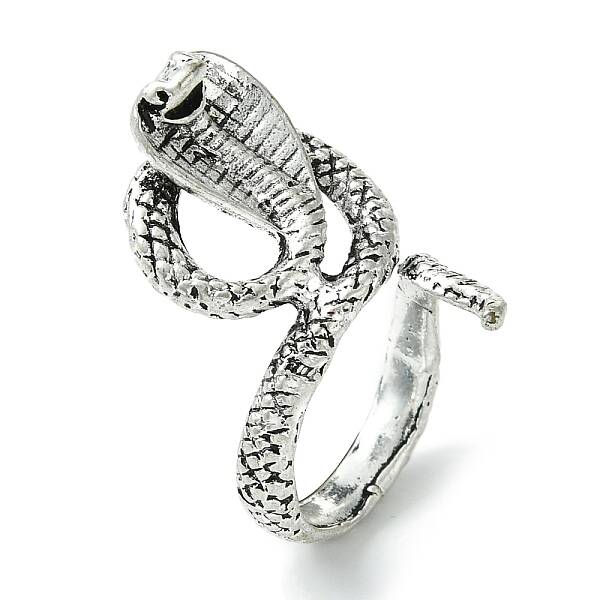 Snake Alloy Open Cuff Rings