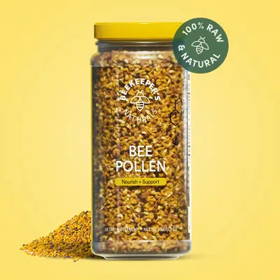 Bee Pollen - 100% Raw Granules for Energy, Immunity & Whole Body Wellness - Superfood Packed with Vitamin B, Minerals & Prote...
