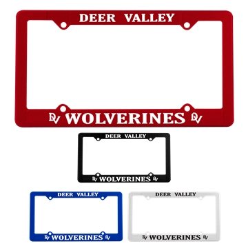 200 Custom Economy License Frame - Universal Fit
