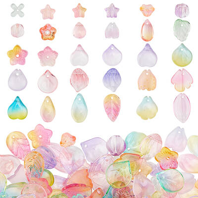 Electroplate Transparent Glass Beads