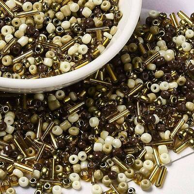 Opaque & Transparent Inside Colours Glass Seed Beads