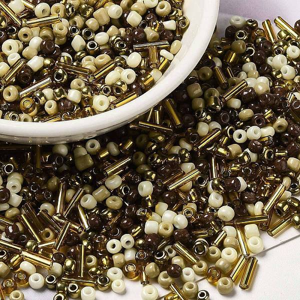 Opaque & Transparent Inside Colours Glass Seed Beads