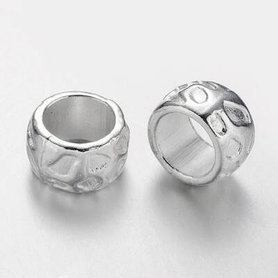 Rondelle Tibetan Style Alloy Beads