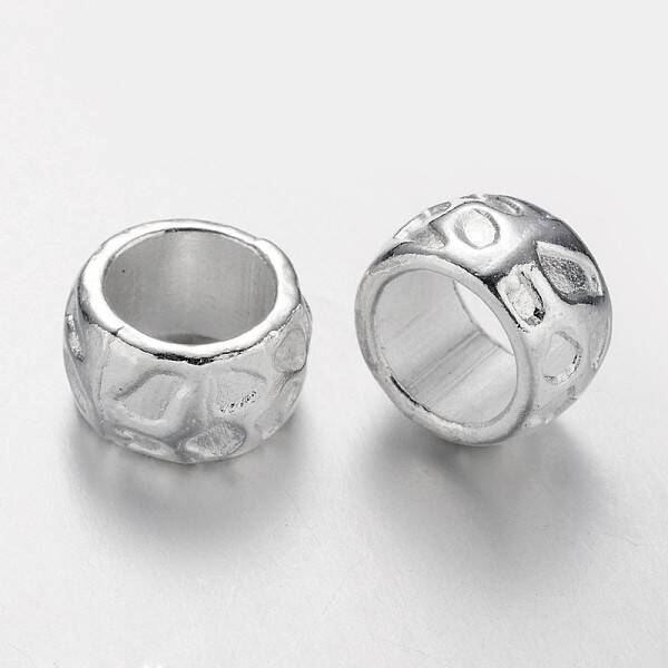 Rondelle Tibetan Style Alloy Beads