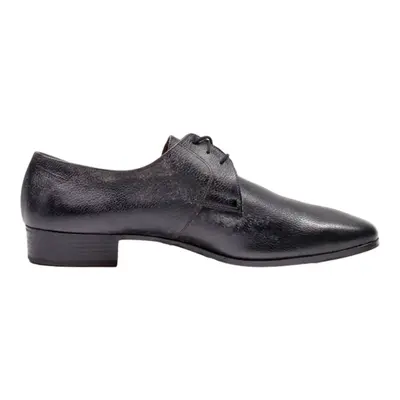 BALLY Derby Shoes Black Leather Mens UK 8.5