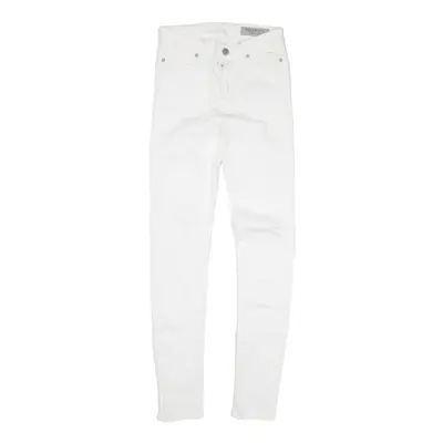 ALL SAINTS Grace Jeans White Denim Slim Jegging Womens W24 L28