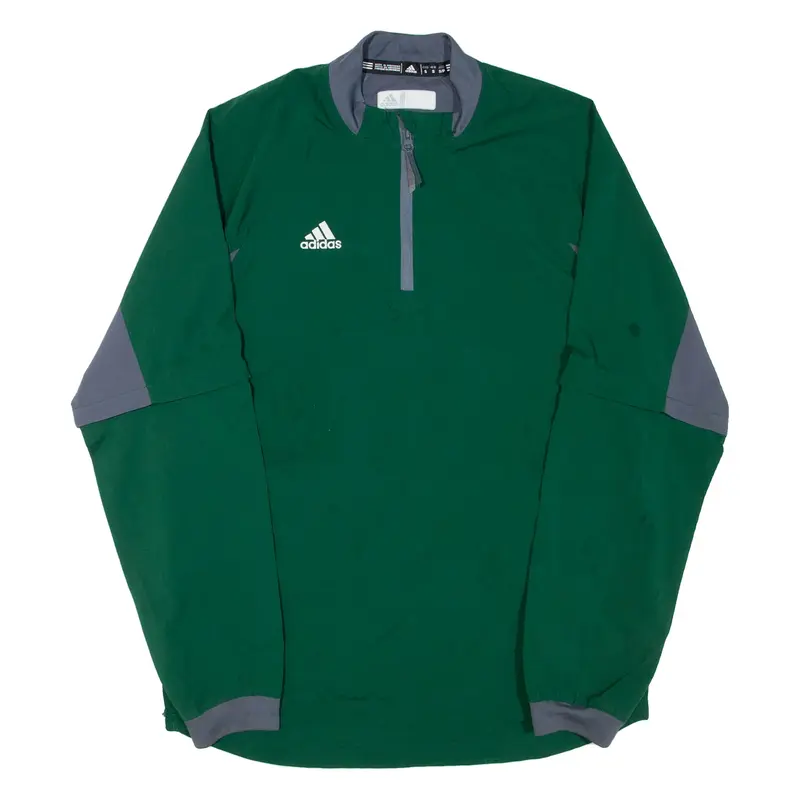 ADIDAS Mens Pullover Jacket Green S