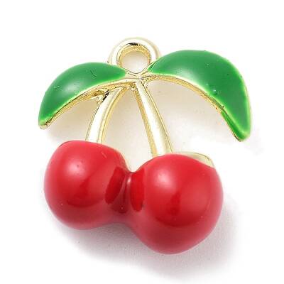 Rack Plating Alloy Enamel Pendants