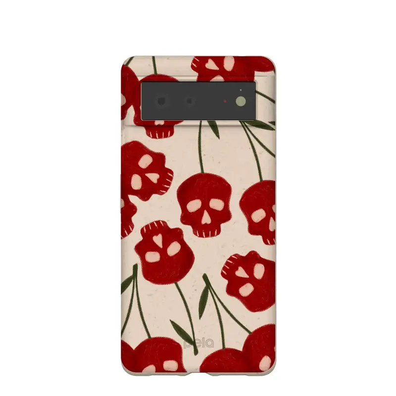 Seashell Scary Cherry Google Pixel 6 Case