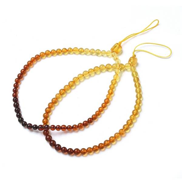 Acrylic Amber Crossbody Neck Lanyard Strap