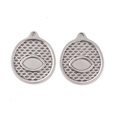 304 Stainless Steel Pendants Cabochons for Enamel