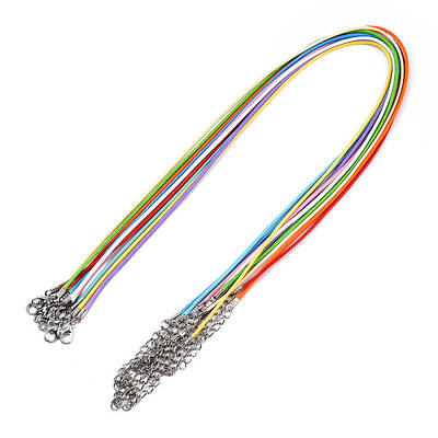 Braided Waxed Cotton Cord Necklace Making