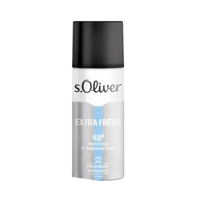 S. Oliver Deodorante Spray Extra Fresh Idratante 48H per Uomo 150 ml