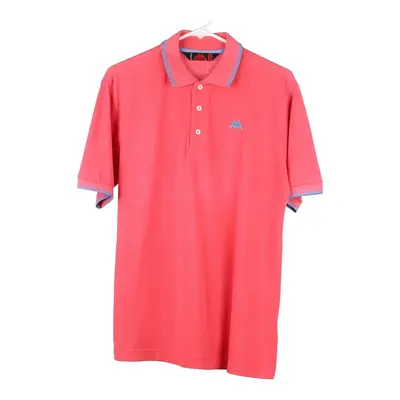 Kappa Polo Shirt - Medium Pink Cotton