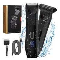 Suttik Waterproof Men's Trimmer, Extra Long standby, Hair remover, Electric Body and Private Parts Trimmer, cordless pubic Ha...
