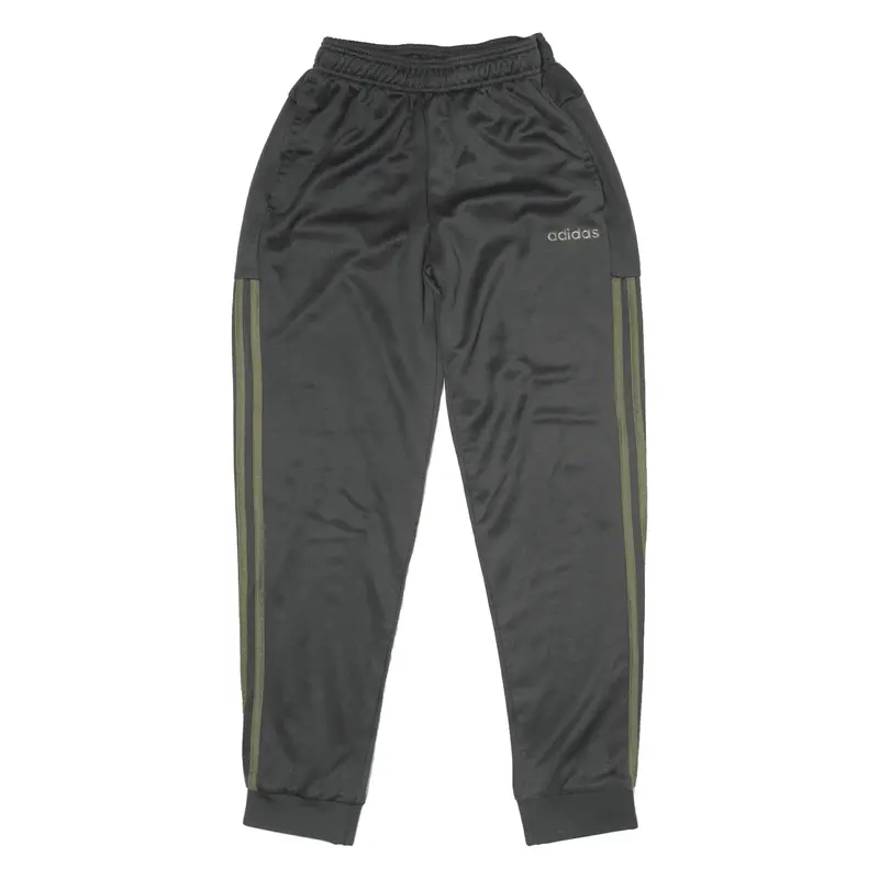 ADIDAS Track Pants Grey Tapered Mens S W24 L28