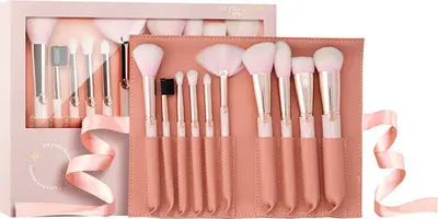 Revolution pro Brush Set x Influencer Overnight Full Beat Set & Roll