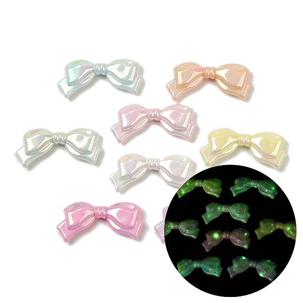 Luminous & UV Plating Opauqe Acrylic Beads