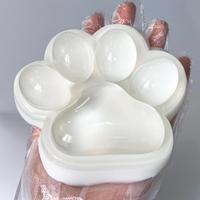 【2025 New】MOBECK Clear Cat Paw Squeeze Toys Taba Squishy Cat Paw Toy, Handmade Taba Squishy Big Cat Paw Silicone Squeeze ...