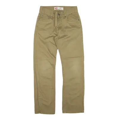 LEVI'S 514 Trousers Beige Regular Straight Boys W26 L26