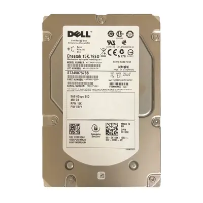 X163K Dell 450GB 6Gb/s SAS 15000 3.5-Inch Hard Drive