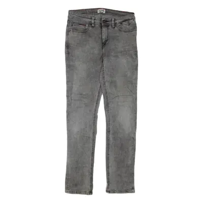 TOMMY HILFIGER Womens Jeans Grey Regular Straight W30 L34