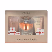 Lancome Scatola idea regalo La Vie Est Belle: Eau de Parfum 30 ml, Gel doccia 50 ml e Lozione corpo volume 50 ml