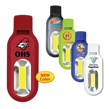100 Promotional Whistle COB Light Lanyard, Full Color Digital - ...