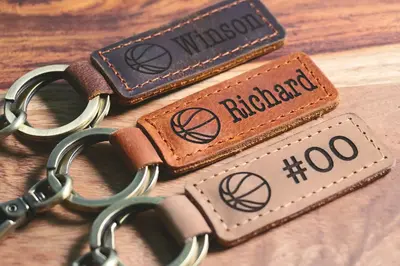 Personalized Basketball Keychain. Basketball Name Tag Keychain. Backpack Name Tag. Basketball Team Gift. Basketball Coach Gif...