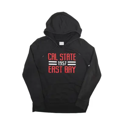 CHAMPION California State East Bay USA Hoodie Black Pullover Boys L