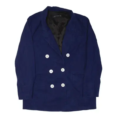 ZARA Blazer Jacket Blue Womens S