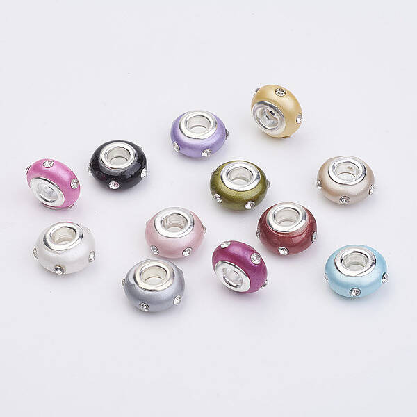Resin European Beads