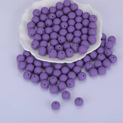 Round Silicone Focal Beads