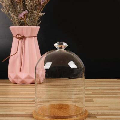 Clear Glass Dome Cover