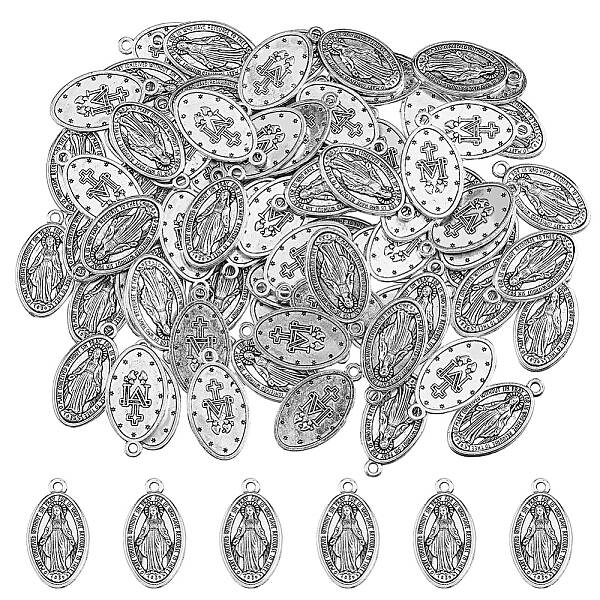 80Pcs Tibetan Style Pendants