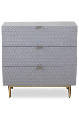 Gray 3-Drawer Chest | Liang & Eimil Bolero