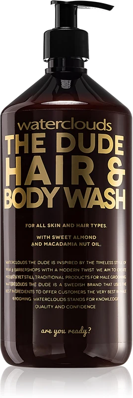 Waterclouds The Dude shower gel and shampoo 2 in 1 1000 ml