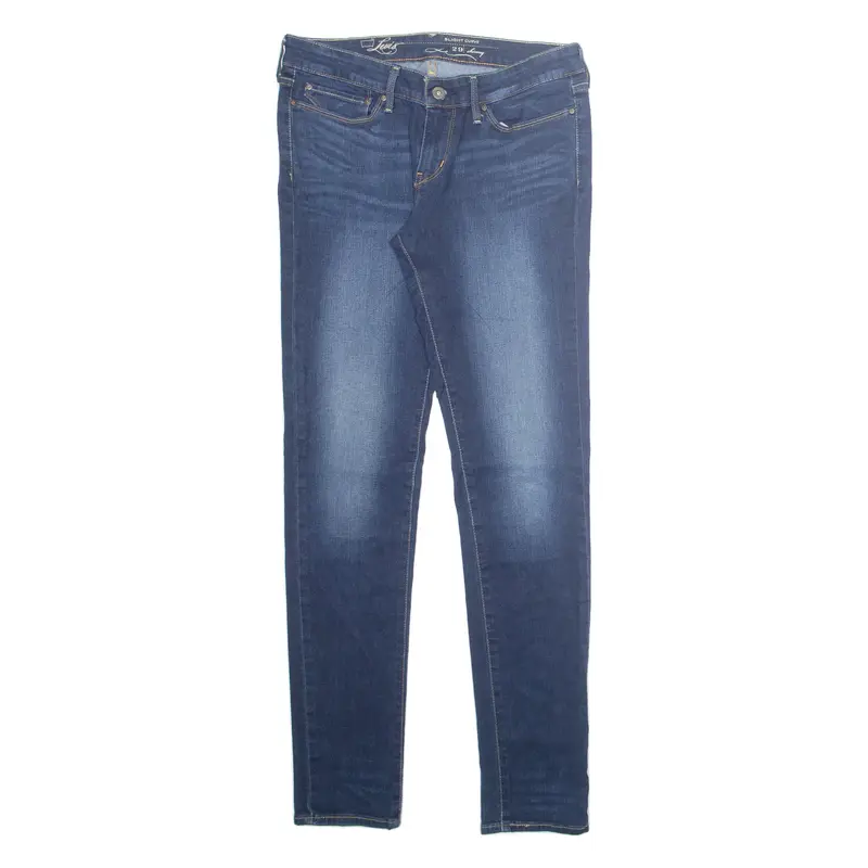 LEVI'S Womens Jeans Blue Regular Skinny Stone Wash W29 L34
