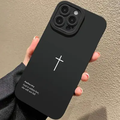 Cross Pattern Phone Case, Anti-drop Cellphone Protective Case, Total Protective Shockproof Mobile Phone Cover for iPhone 11 1...