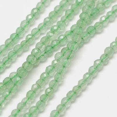 Natural Green Aventurinee Beads Strands