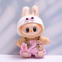 LABUBU doll lucky overalls set, suitable for 17cm LABU dolls, can be used to decorate your dolls, can also be used as a colle...