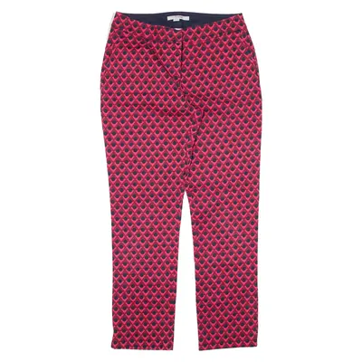 BODEN Polka Dot Trousers Pink Regular Tapered Womens W29 L28