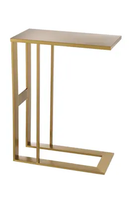 Brass C-Shaped Side Table | Eichholtz Pierre