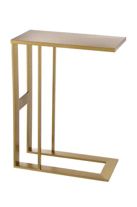 Brass C-Shaped Side Table | Eichholtz Pierre