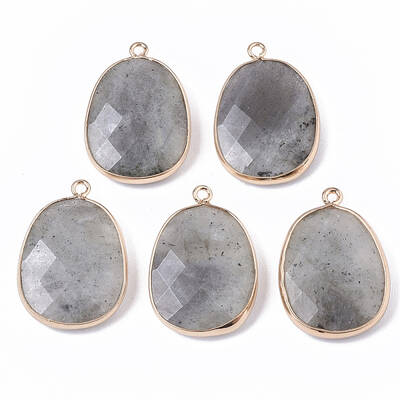Natural Labradorite Pendants