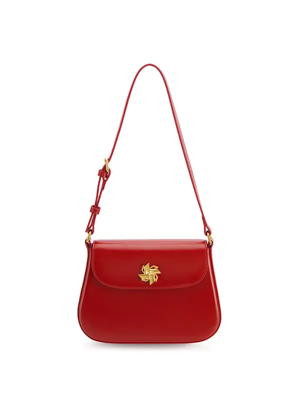 Smting flap shoulder bag with Windmill Lock