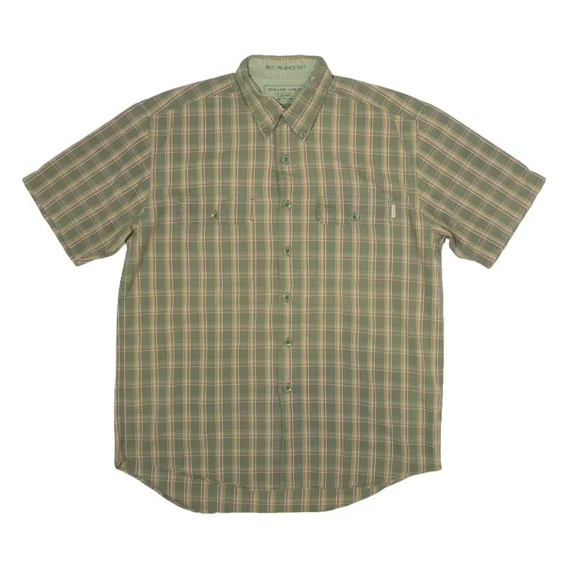 CAMEL ACTIVE Mens Shirt Green Check XL